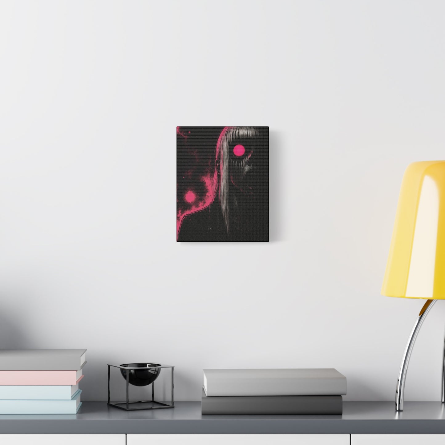 Neon Fright Glow Matte Canvas Wall Art