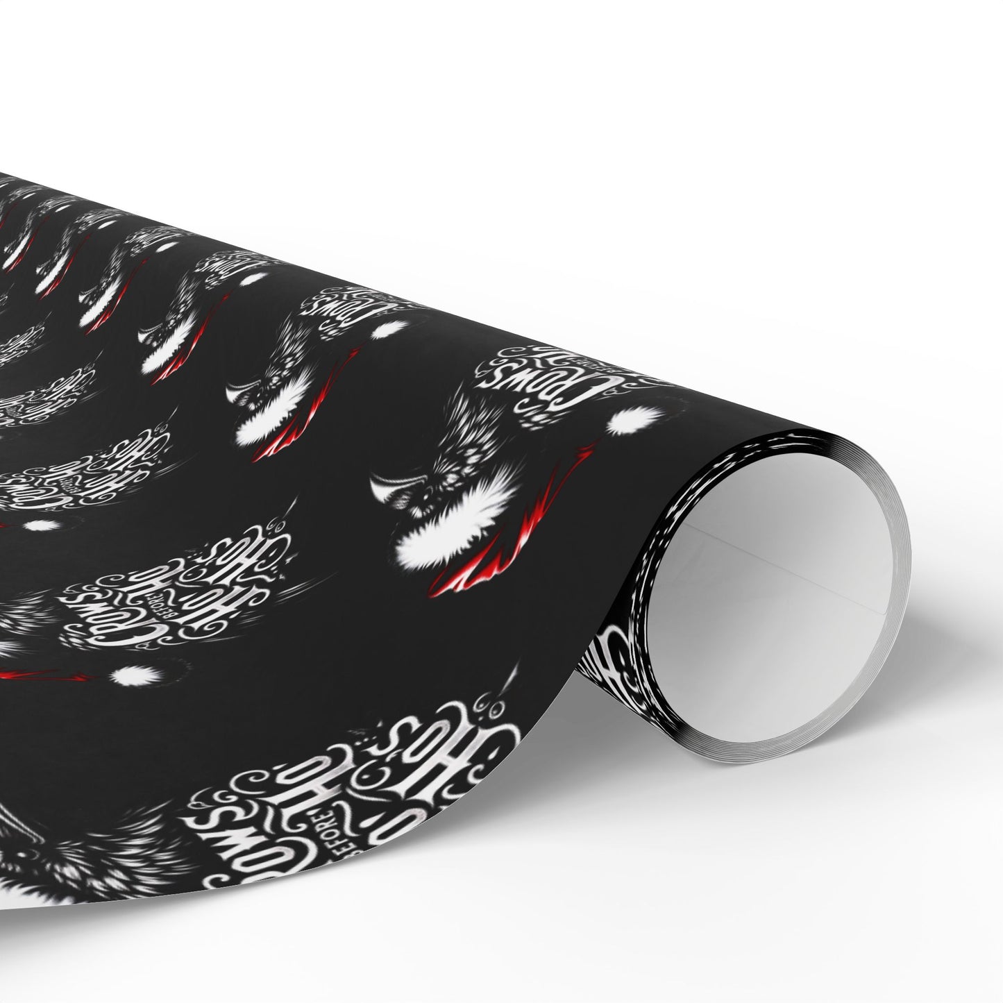 Hoe Hoe Hoe Ravens Christmas Gift Wrapping Paper