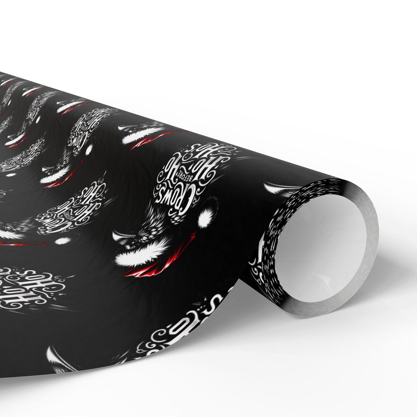 Hoe Hoe Hoe Ravens Christmas Gift Wrapping Paper