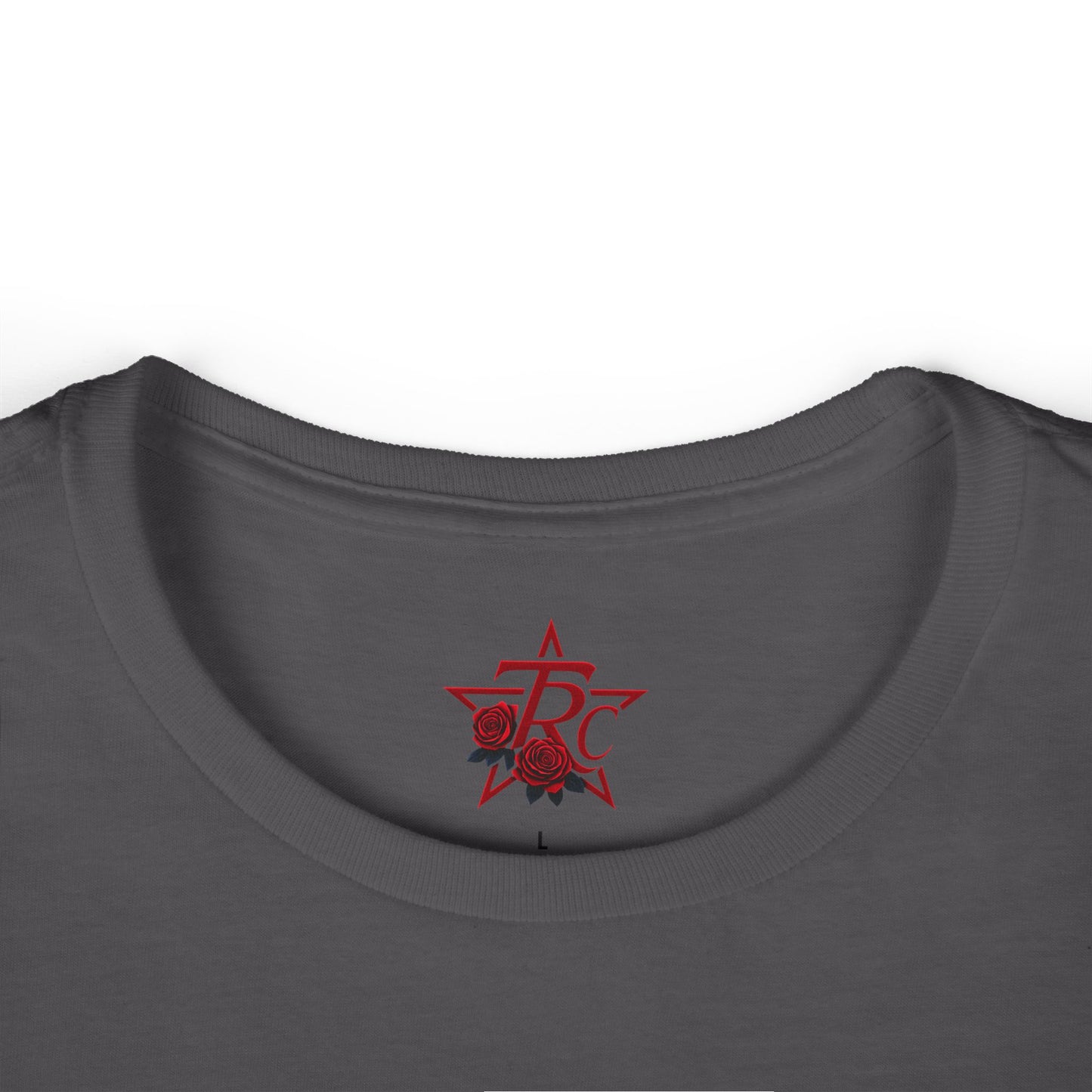 Gothic Pouty Little Girl V-Neck T-Shirt