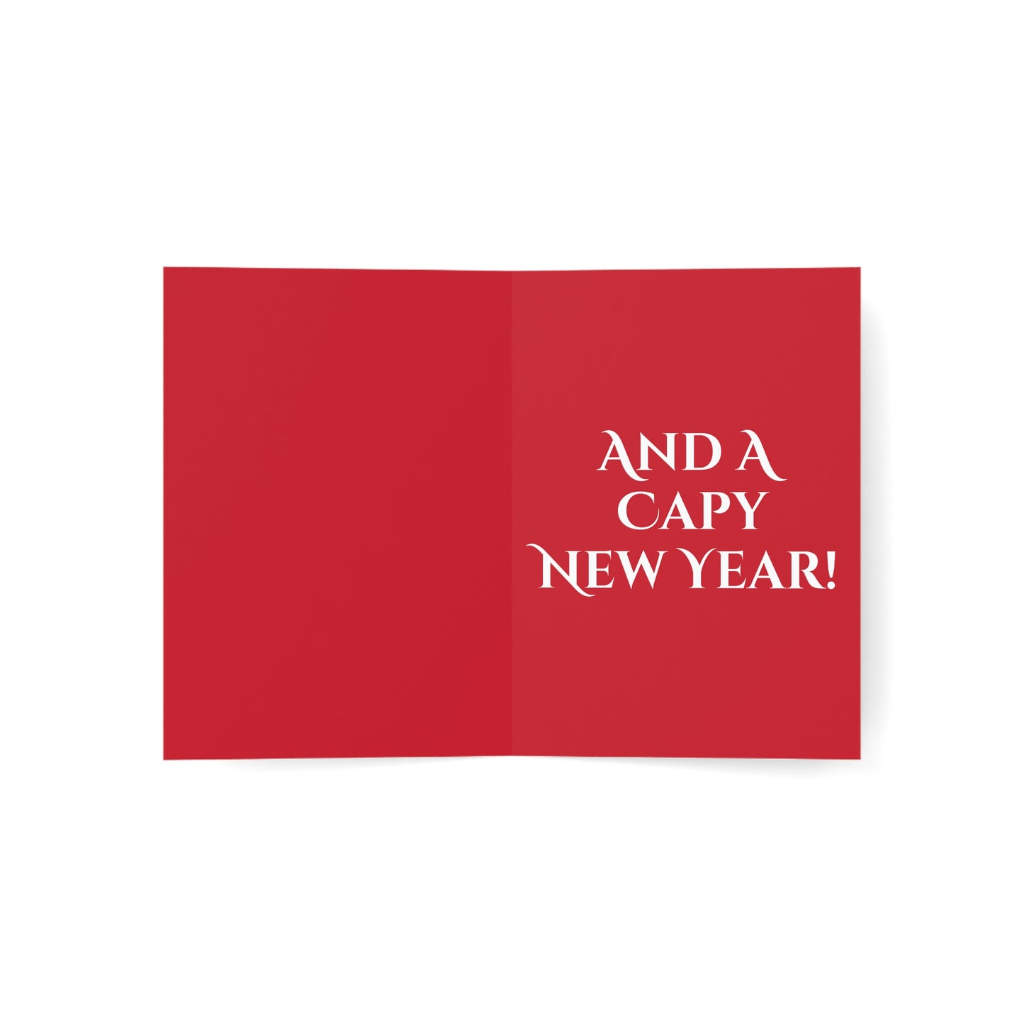 A Capybara Christmas Greeting Cards - 10 pack