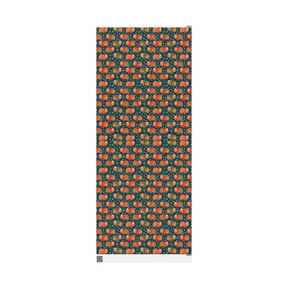 Christmas Capybara Wrapping Paper — Blue Holiday Animal Gift Wrap
