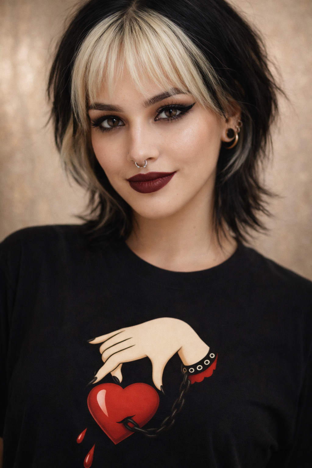 Chained Heart Graphic Tee