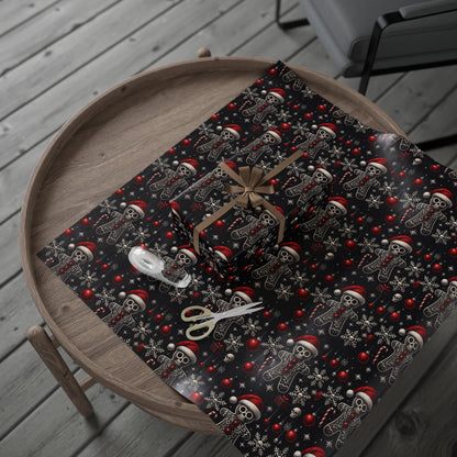 Gothic Holiday Christmas Gift Wrapping Paper