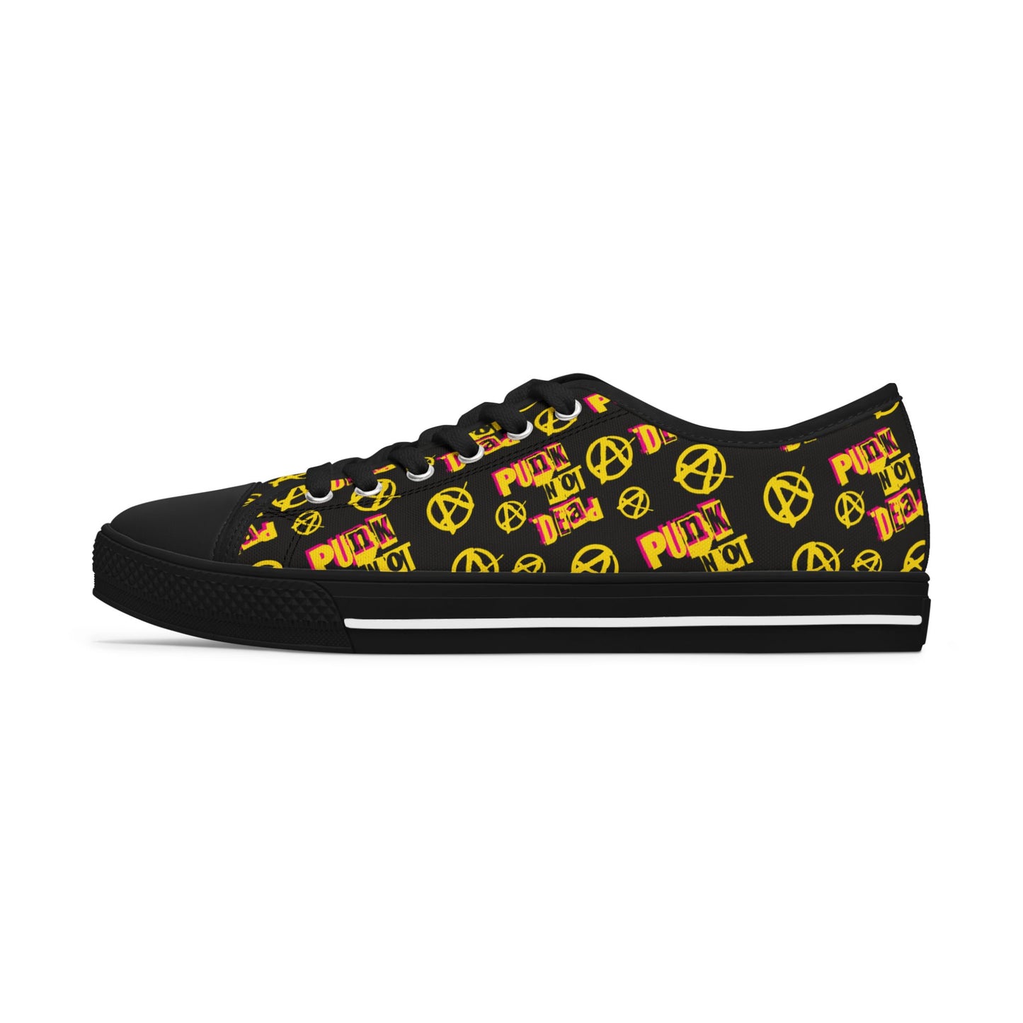 Affordable punk rock sneakers - alternative footwear featuring budget-friendly design and rebel style
