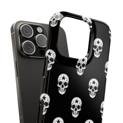 Funda para teléfono con calaveras rebeldes