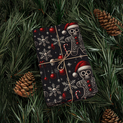Gothic Holiday Christmas Gift Wrapping Paper
