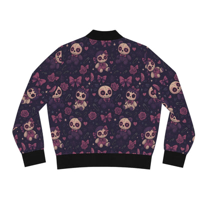 Voodoo Hex bomber jacket with gothic voodoo edge

Alternative fashion bomber jacket in black

Edgy voodoo bomber for chaos queens

