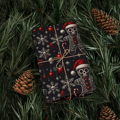 Gothic Holiday Christmas Gift Wrapping Paper