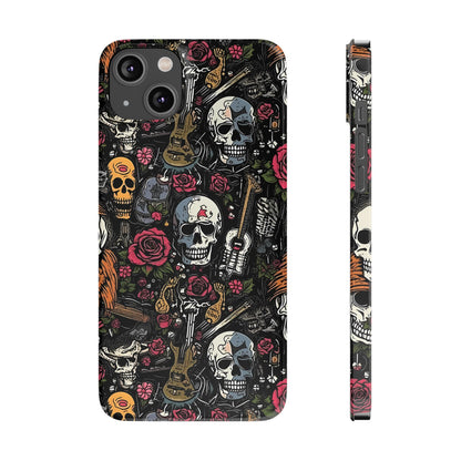 Funda para teléfono Pink Rock N Rose