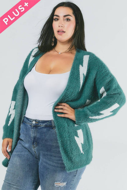 Cárdigan largo estampado Ashveil