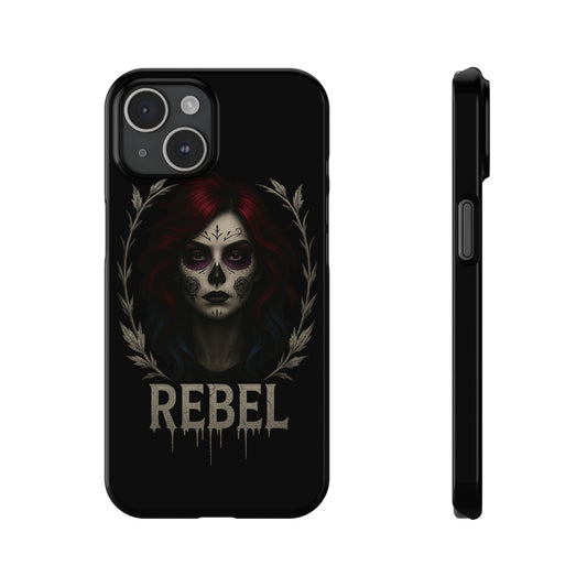 Rebel Sugar Skull Design Phone Case