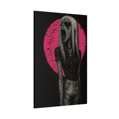 Banshee Scream Matte Canvas Wall Art — 'She Screams Banshee' Stretched Print