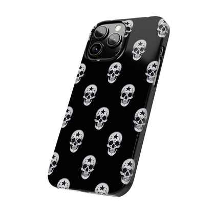 Funda para teléfono con calaveras rebeldes