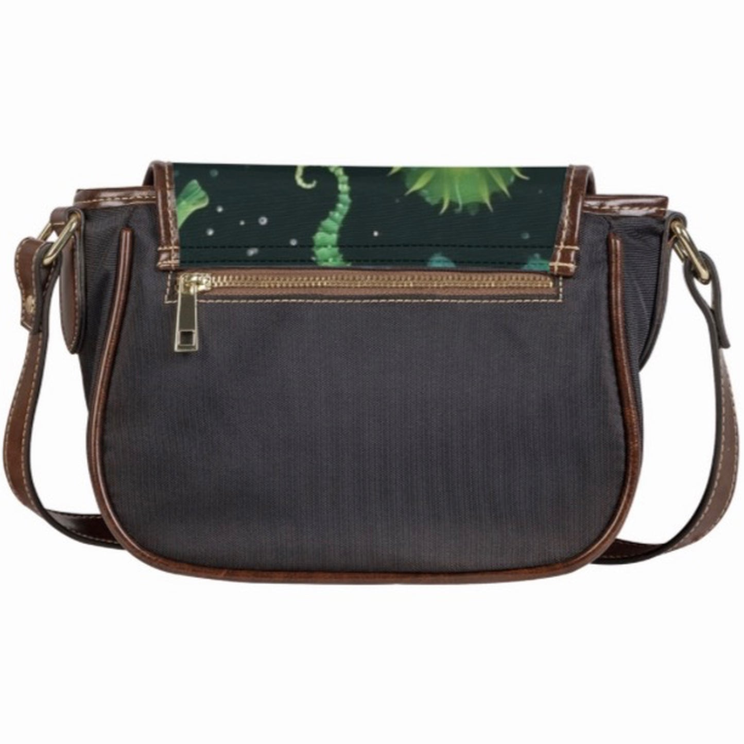 Midnight Tide Seahorse Tambourine Bag - Carry the calm. Command the deep.