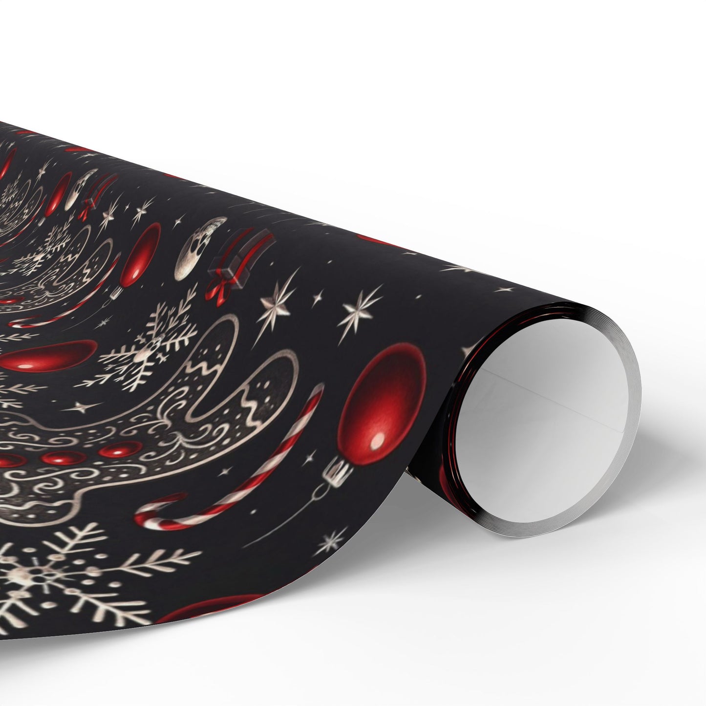 Gothic Holiday Christmas Gift Wrapping Paper