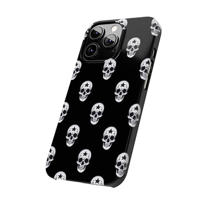 Funda para teléfono con calaveras rebeldes