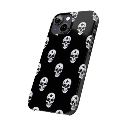 Funda para teléfono con calaveras rebeldes