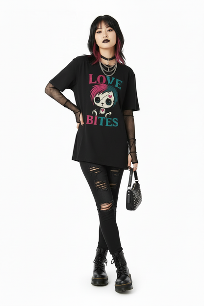 Love Bites Graphic Vampire Tee