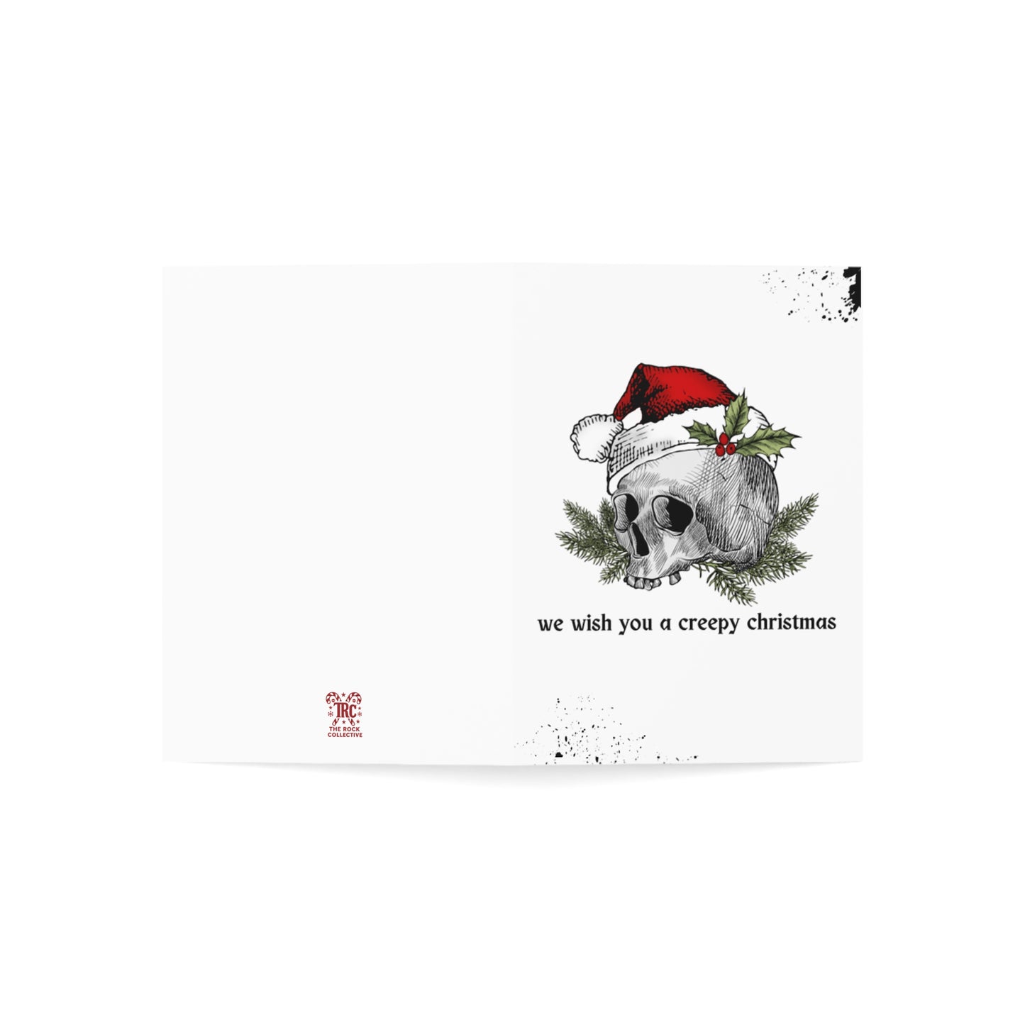 Creepy Christmas Greeting Cards — 10-Pack Spooky Holiday Cards