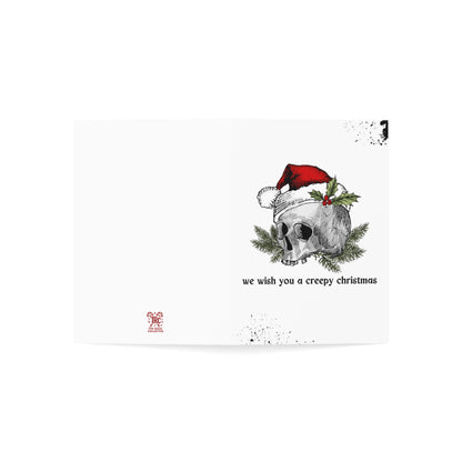 Creepy Christmas Greeting Cards — 10-Pack Spooky Holiday Cards