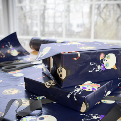 Skulls & Ghouls Christmas Wrapping Paper