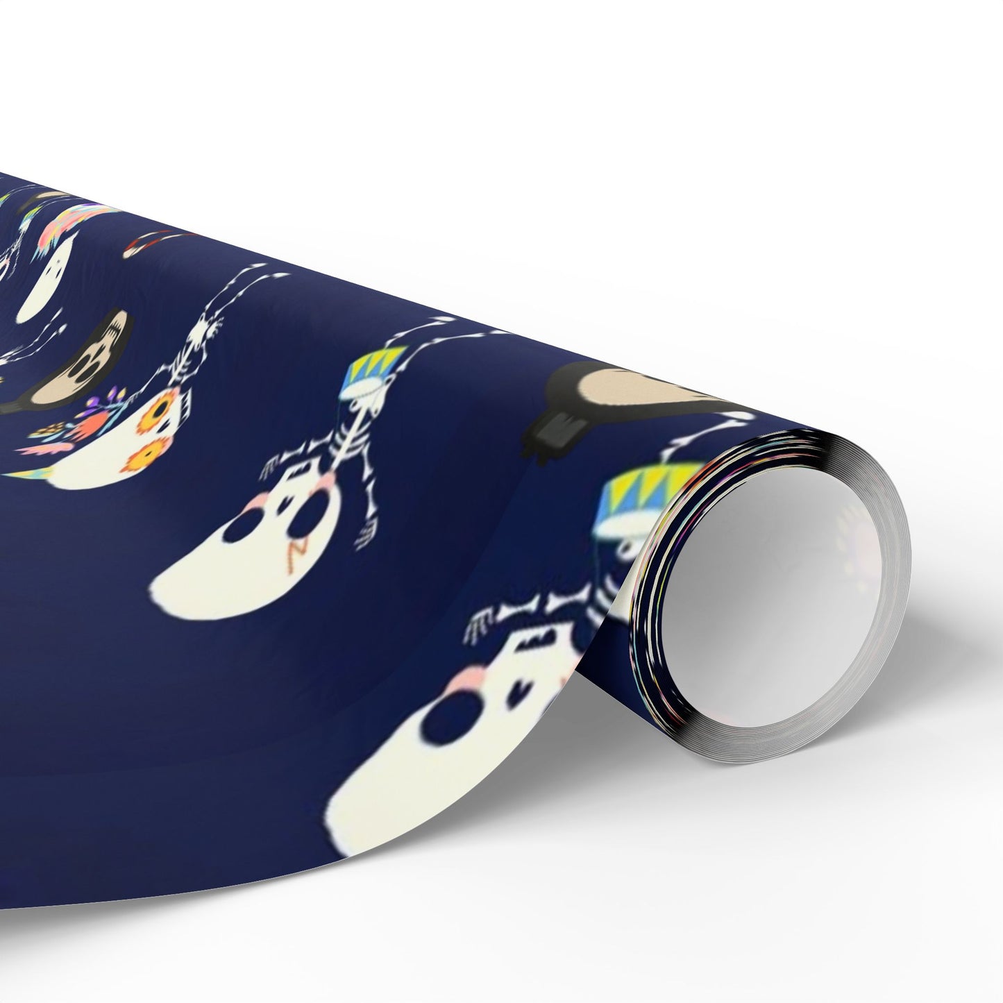 Skulls & Ghouls Christmas Wrapping Paper