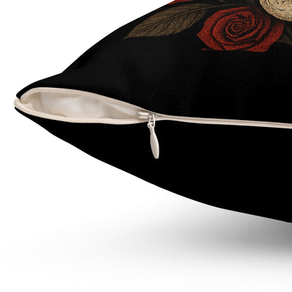 Rosa de calavera gótica