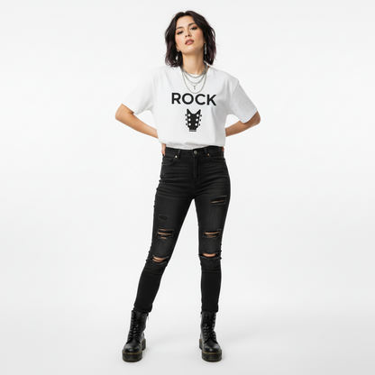 The Rock Collective Rock n Roll Vibes Women’s Baby T-Shirt