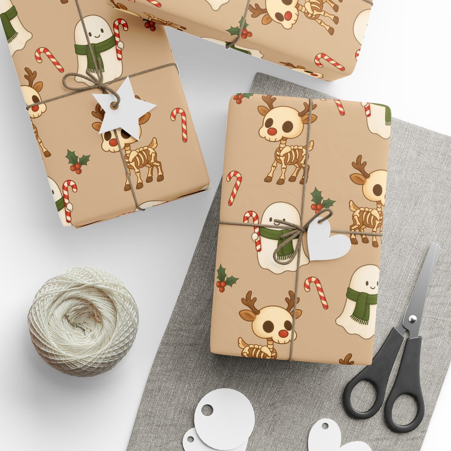 Reindeer Bones Christmas Wrapping Paper