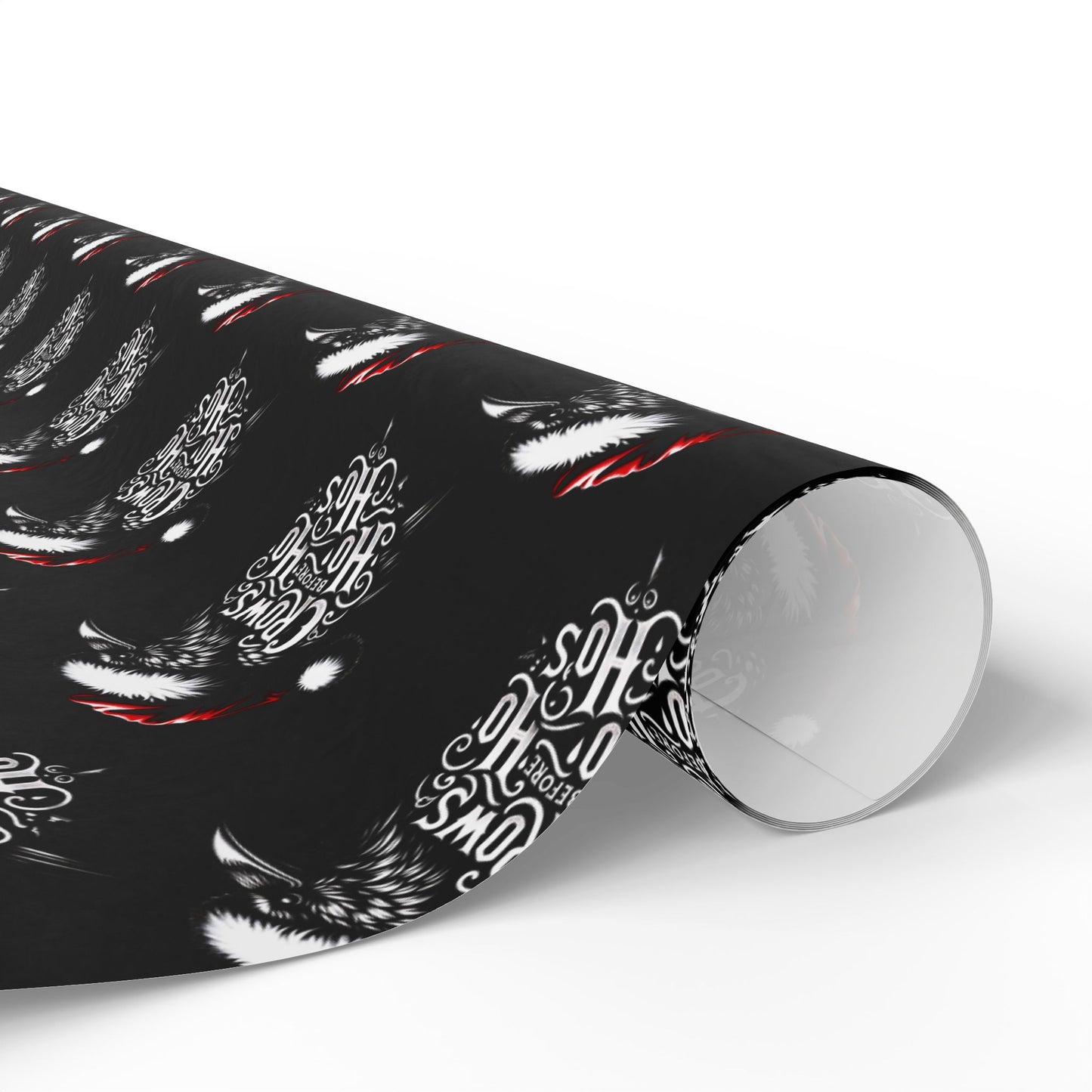 Hoe Hoe Hoe Ravens Christmas Gift Wrapping Paper