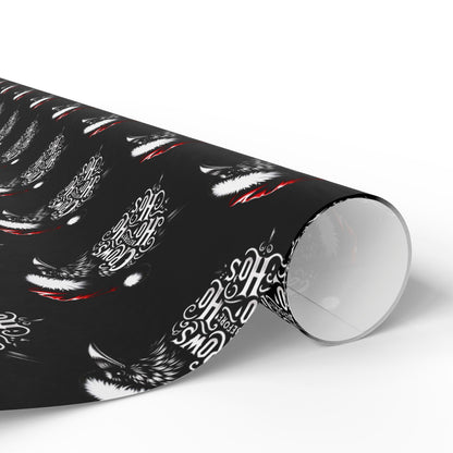 Hoe Hoe Hoe Ravens Christmas Gift Wrapping Paper