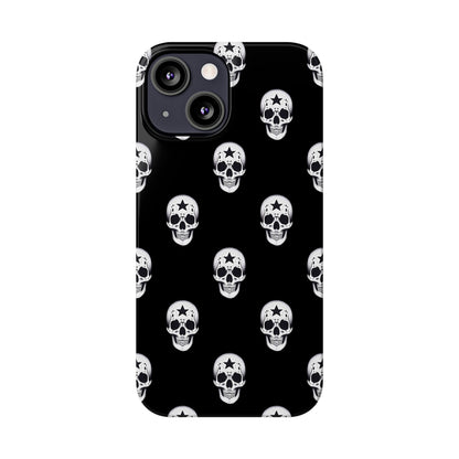 Funda para teléfono con calaveras rebeldes