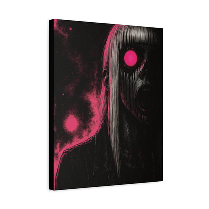 Neon Fright Glow Matte Canvas Wall Art