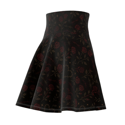 Punk rock floral skater skirt
Alternative fashion skirt with edgy flower print
Punk Riot floral skater skirt with gothic floral motif