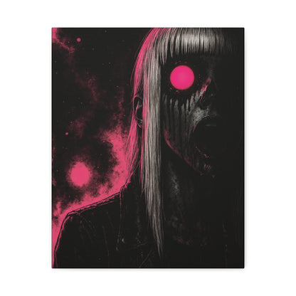 Neon Fright Glow Matte Canvas Wall Art