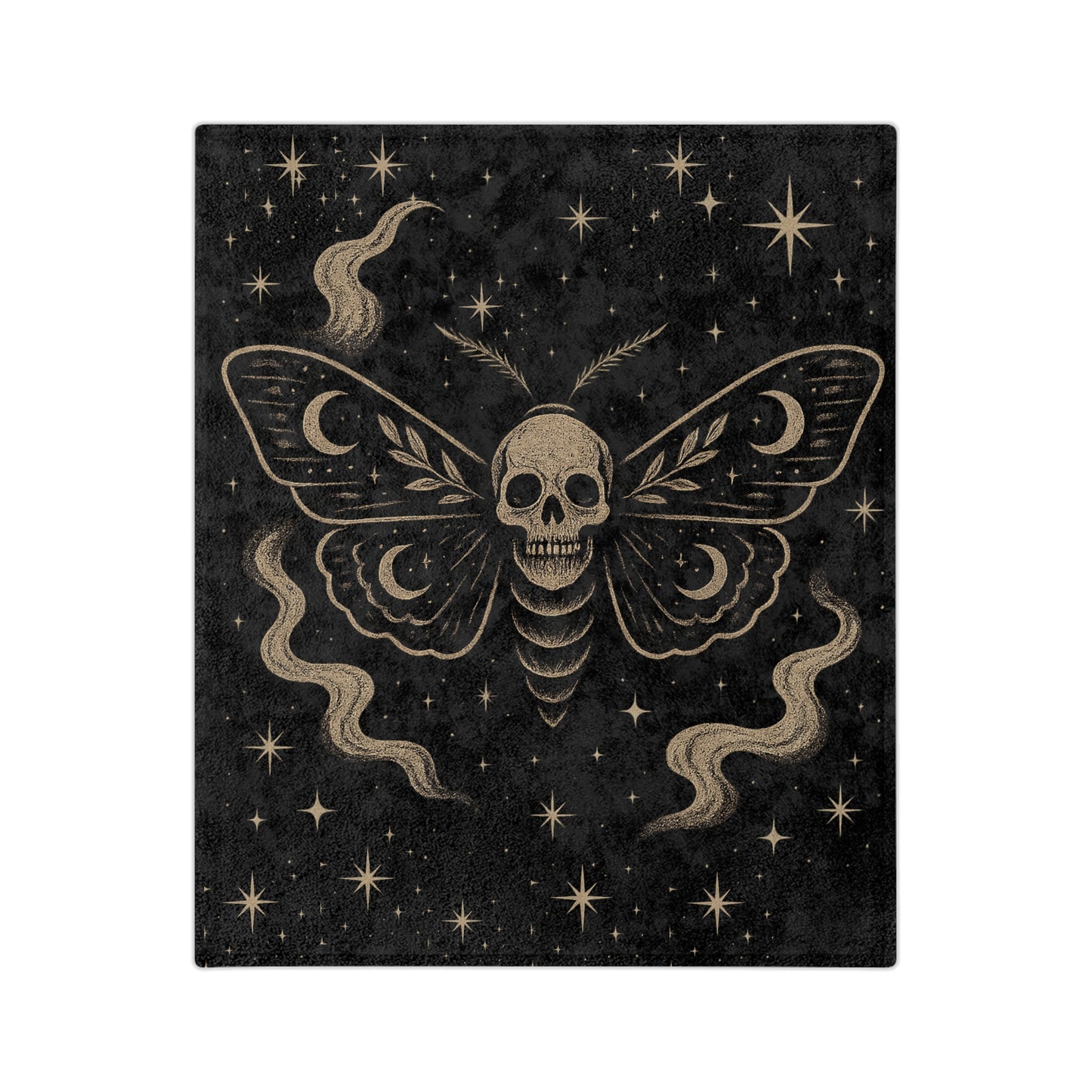 Ghost Moth Dreams Velveteen Blanket