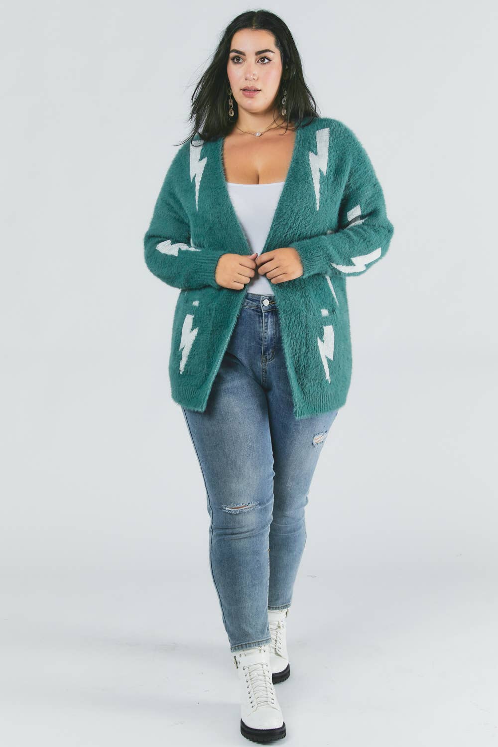 Ashveil Printed Longline Cardigan