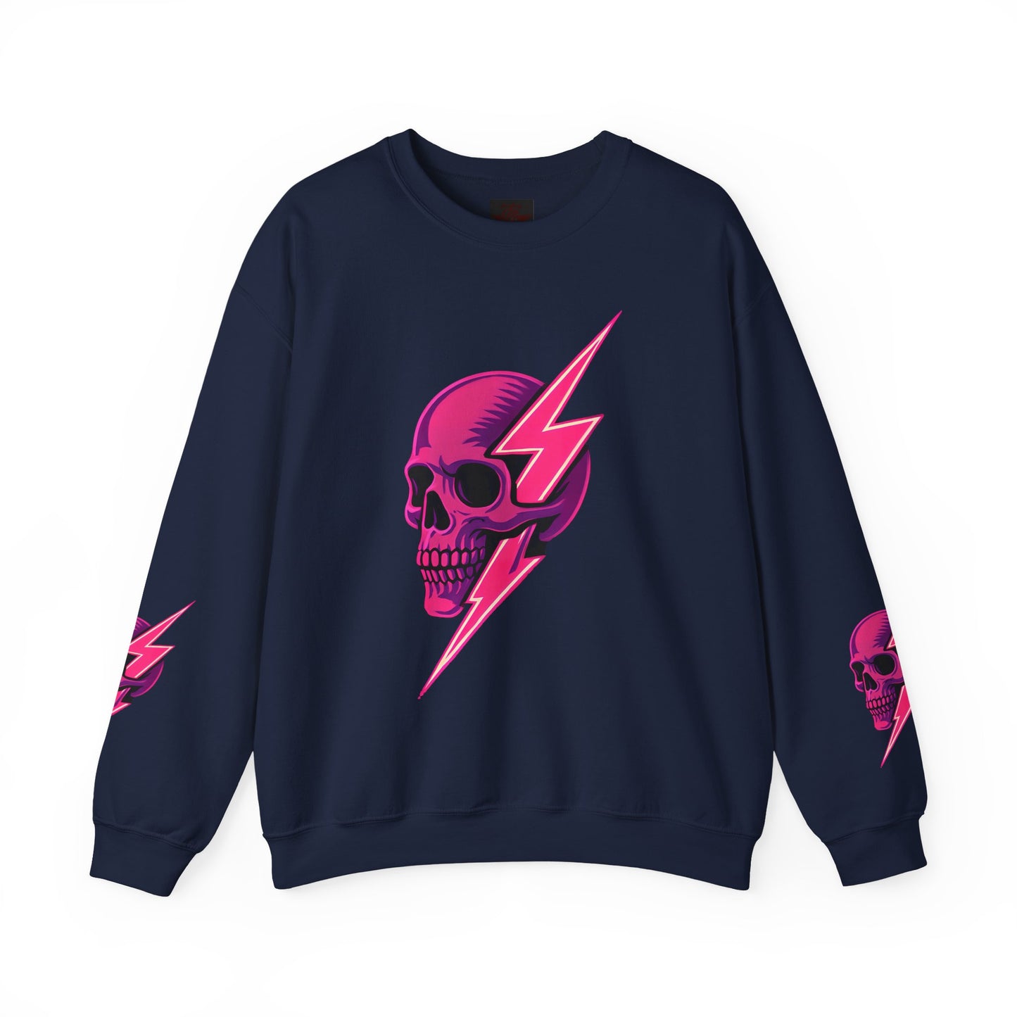 Edgy Skull & Lightning Sweatshirt