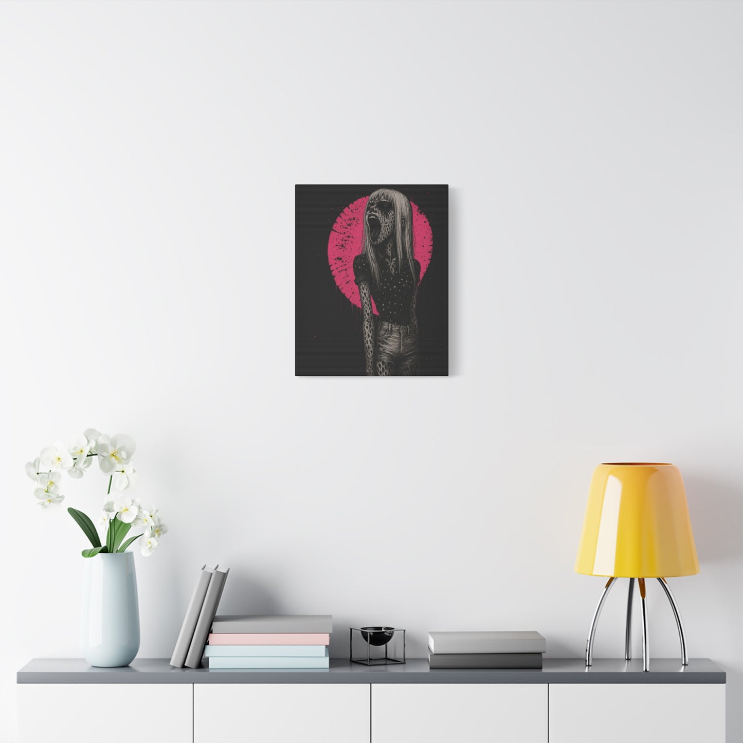 Banshee Scream Matte Canvas Wall Art — 'She Screams Banshee' Stretched Print