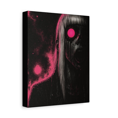 Neon Fright Glow Matte Canvas Wall Art