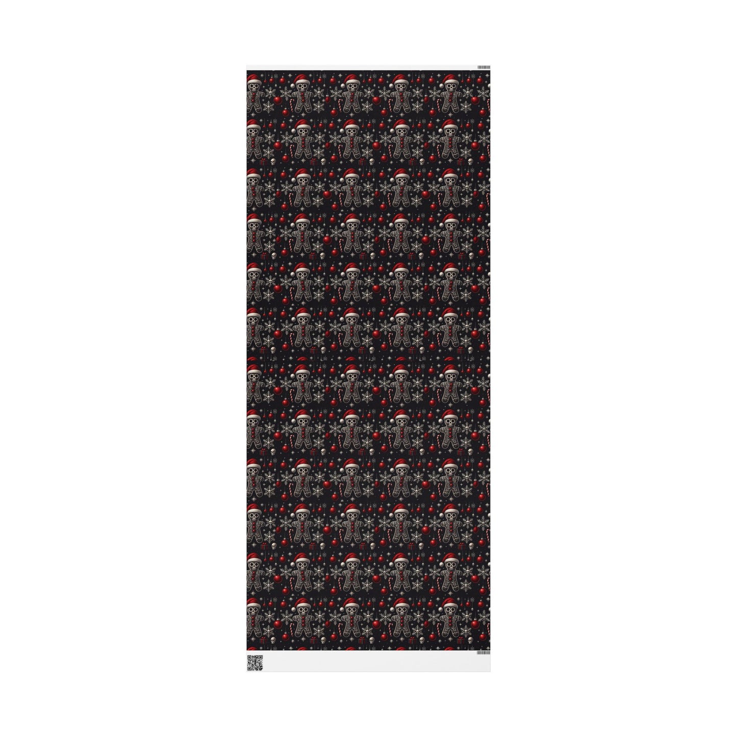 Gothic Holiday Christmas Gift Wrapping Paper