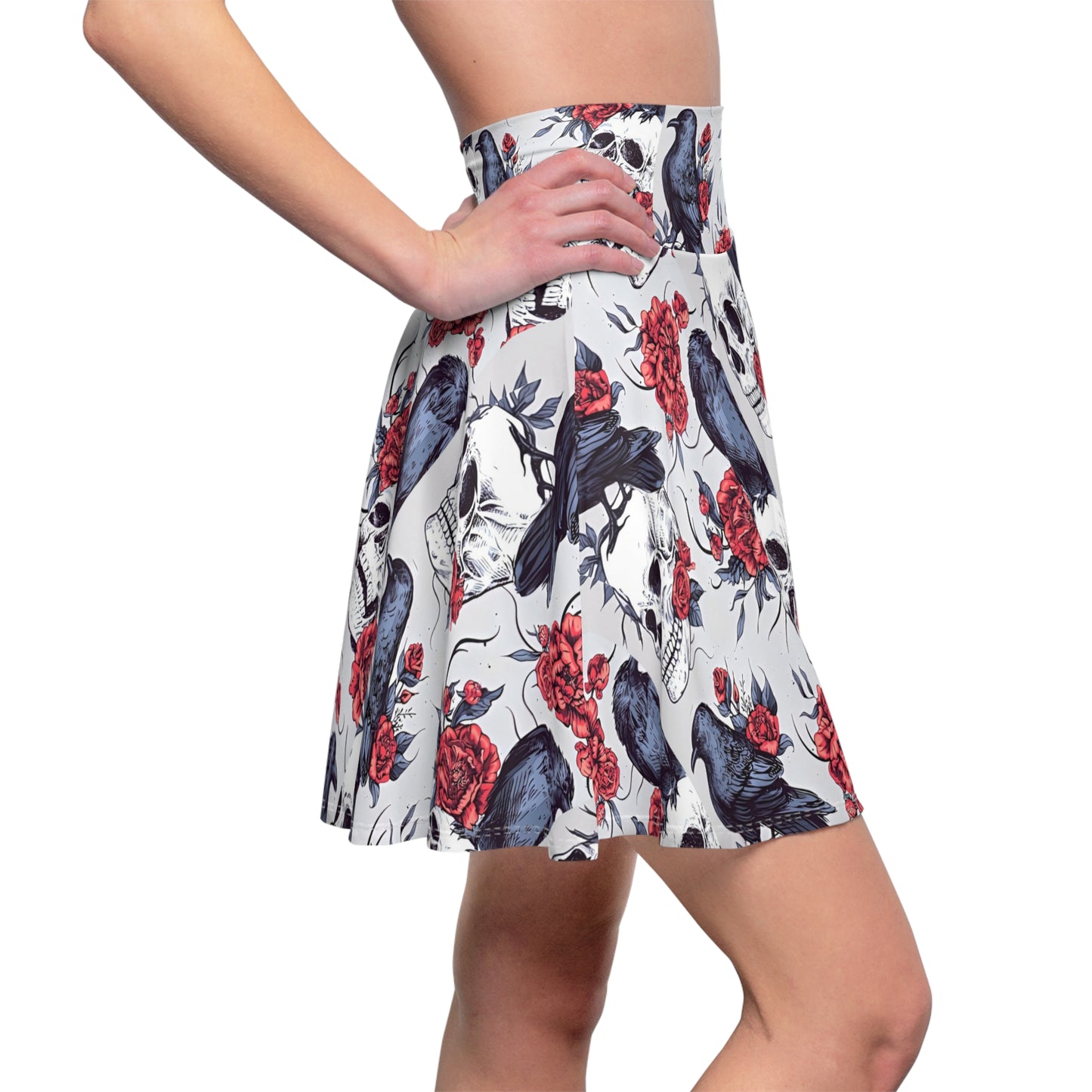 Never Raven Women's Skater Skirt