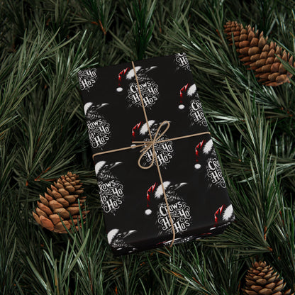 Hoe Hoe Hoe Ravens Christmas Gift Wrapping Paper