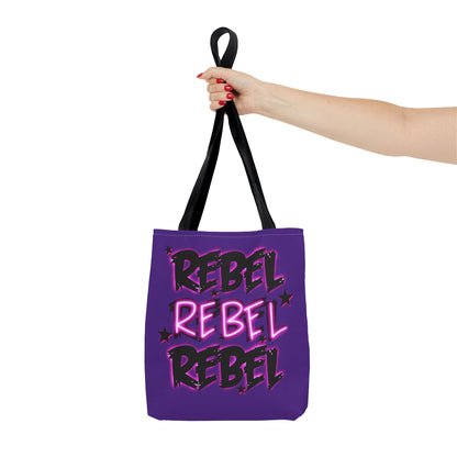Alternative rebel tote bag - empowering fashion accessory featuring bold design and durable construction