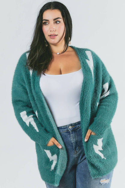 Cárdigan largo estampado Ashveil