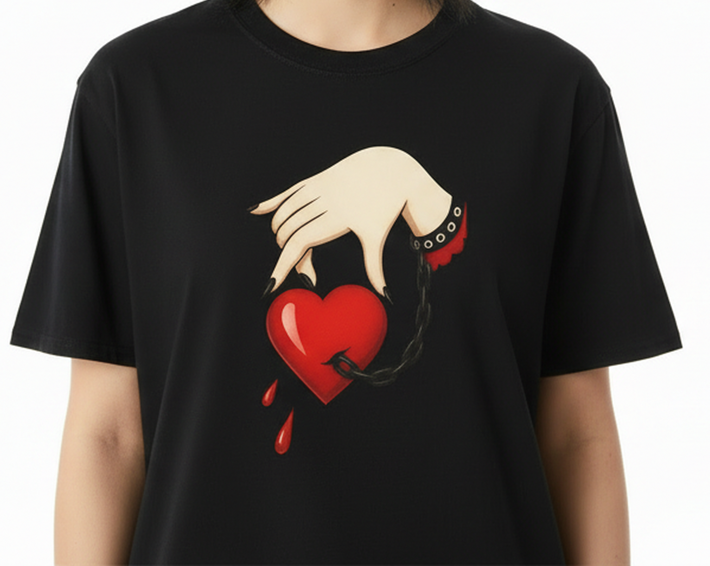 Chained Heart Graphic Tee
