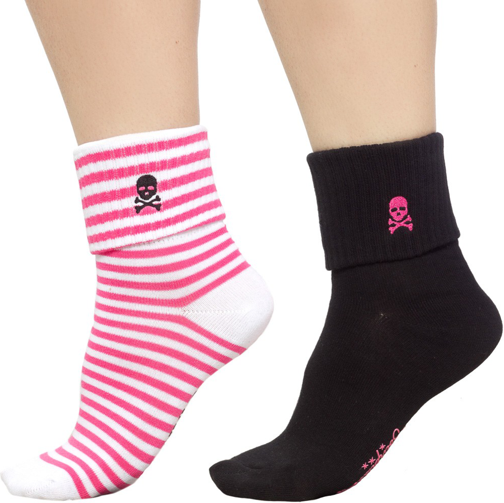 Socks - Sourpuss - Skull Set Of Two