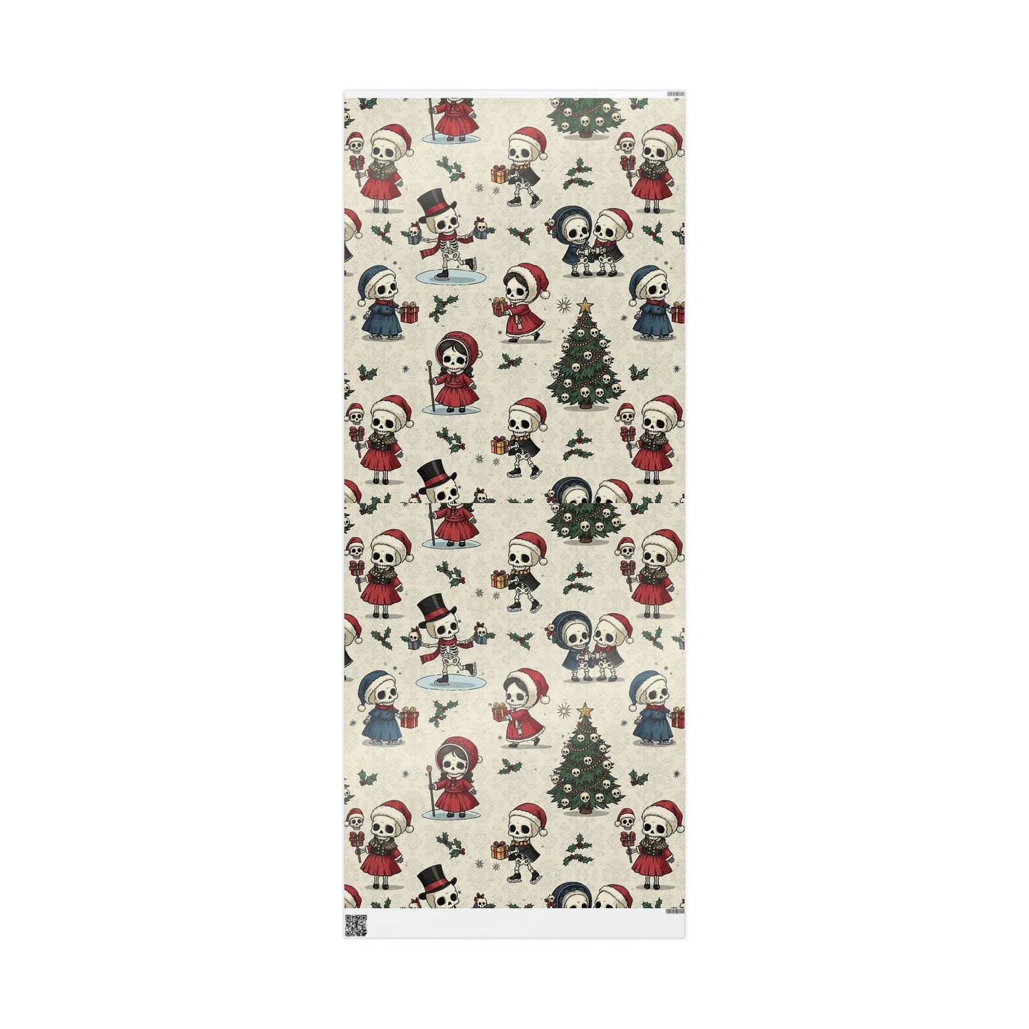 Little Skulls Horror Holiday Wrapping Paper