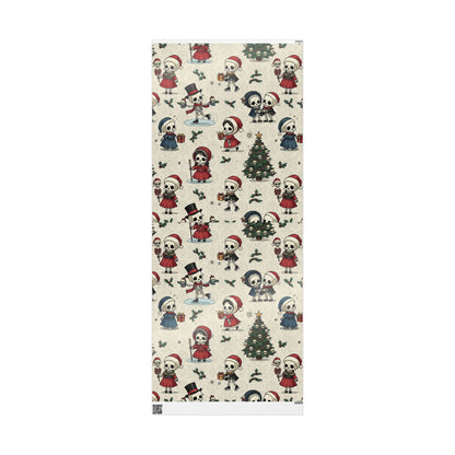 Little Skulls Horror Holiday Wrapping Paper